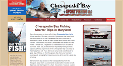Desktop Screenshot of chesapeakebaysportfishing.com